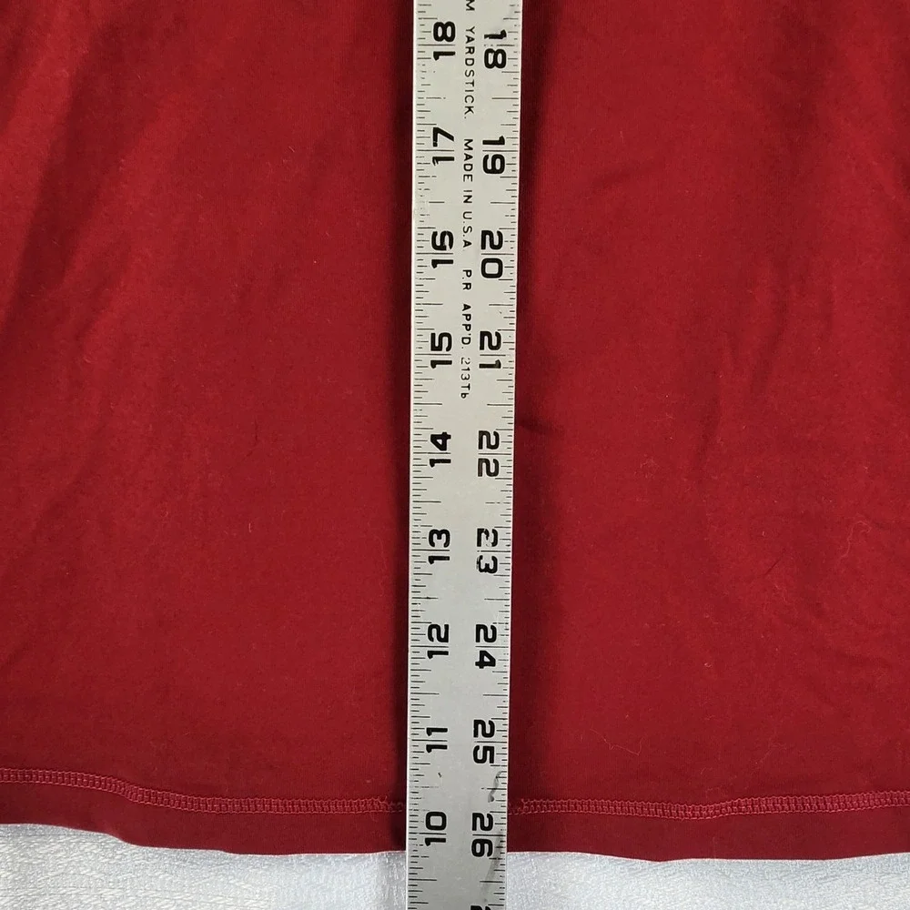 Lululemon 10 Red No Limits Tank Top Yoga Gym Activewear Strappy Built In Bra Top
